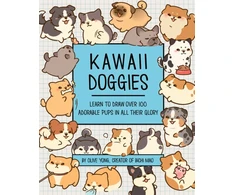 KNYGA Olive Yong Kawaii Doggies, Learn to Draw Over 100 Adorable Pups in All Their Glory