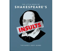KNYGA Orange Orange Hippo Little Book of Shakespeare's Insults, Biting Barbs and Poisonous Put-Downs