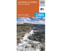 KNYGA Ordnance Survey Alnwick and Amble, Craster and Whittingham