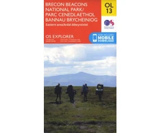 KNYGA Ordnance Survey Brecon Beacons National Park / Parc Cenedlaethol Bannau Brycheiniog - Eastern Area / Ardal Ddwyreiniol