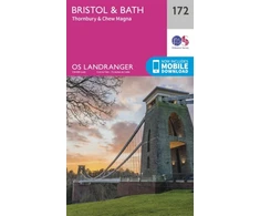 KNYGA Ordnance Survey Bristol &amp; Bath, Thornbury &amp; Chew Magna