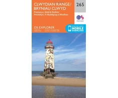 KNYGA Ordnance Survey Clwydian Range, Prestatyn, Mold and Ruthin