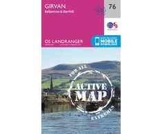 KNYGA Ordnance Survey Girvan, Ballantrae &amp; Barrhill