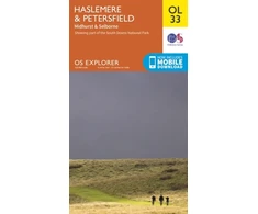 KNYGA Ordnance Survey Haslemere &amp; Petersfield, Midhurst &amp; Selborne