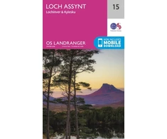 KNYGA Ordnance Survey Loch Assynt, Lochinver &amp; Kylesku