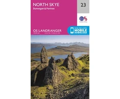KNYGA Ordnance Survey North Skye, Dunvegan &amp; Portree
