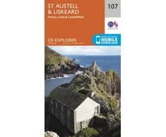 KNYGA Ordnance Survey St.Austell, Liskeard, Fowey, Looe and Lostwithiel