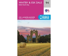 KNYGA Ordnance Survey Whitby, Esk Dale &amp; Robin Hood's Bay