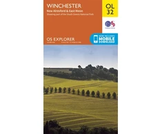 KNYGA Ordnance Survey Winchester, New Alresford &amp; East Meon