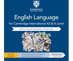 KNYGA Patrick Creamer Cambridge International AS and A Level English Language Digital Teacher's Resource Access Card
