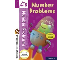 KNYGA Paul Hodge Progress with Oxford: Progress with Oxford: Number Problems Age 4-5 - Practise for School with Essential Maths Skills