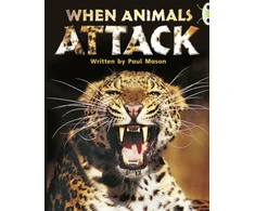 KNYGA Paul Mason Bug Club Independent Non Fiction Year Two Violetinė A When Animals Attack