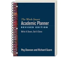 KNYGA Peg Dawson Work-Smart Academic Planner, Revised Edition, (Wire-Bound Paperback)