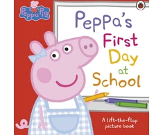 KNYGA Peppa Pig: Peppa’s First Day at School: A Lift-the-Flap Picture Book