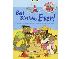KNYGA Peter Bently Bug Club Independent Fiction Year Two Violetinė B Sharma Family: Best Birthday Ever