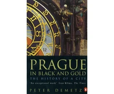 KNYGA Peter Demetz Prague in Juodas and Gold