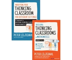 KNYGA Peter Liljedahl BUNDLE: Liljedahl: Building Thinking Classrooms in Mathematics, Grades K-12 + Liljedahl: Modifying Your Thinking Classroom for Different Settings