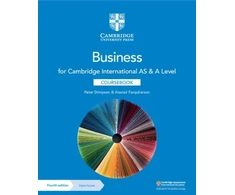 KNYGA Peter Stimpson Cambridge International AS &amp; A Level Business Coursebook with Digital Access (2 Years)
