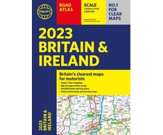 KNYGA Philips Maps 2023 Philip's Road Atlas Britain and Ireland, (A4 Paperback)