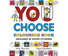KNYGA Pippa Goodhart You Choose: Colouring Book with Stickers