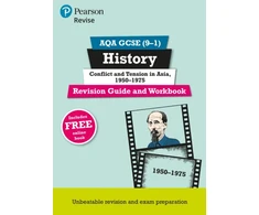 KNYGA Rob Bircher Pearson REVISE AQA GCSE History Conflict and tension in Asia, 1950-1975 Revision Guide and Workbook incl. online revision and quizzes - for 2025 and 2026 exams