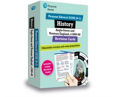 KNYGA Rob Bircher Pearson REVISE Edexcel GCSE History Anglo-Saxon and Norman England Revision Cards - for 2025 exams