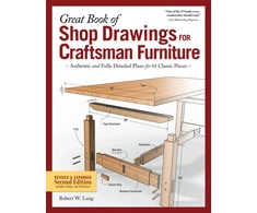 KNYGA Robert W Lang Great Book of Shop Drawings for Craftsman Furniture, Second Edition