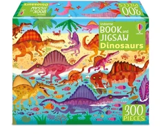 KNYGA Robson Kirsteen Usborne Book and Jigsaw Dinosaurs