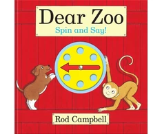 KNYGA Rod Campbell Dear Zoo Spin and Say!, An interactive spinner book based on the bestselling preschool classic