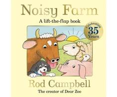 KNYGA Rod Campbell Noisy Farm, The lift-the-flap preschool classic – perfect for little hands.
