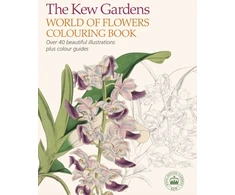 KNYGA Royal Kew Gardens World of Flowers Colouring Book: Over 40 Beautiful Illustrations Plus Colour Guides