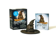 KNYGA Running Press Harry Potter Talking Sorting Hat and Sticker Book, Which House Are You?