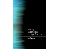 KNYGA Rylance, Paul (Legal training consultant) Writing and Drafting in Legal Practice