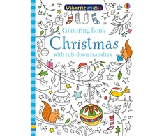 KNYGA Smith Colouring Book Christmas with rub-down transfers
