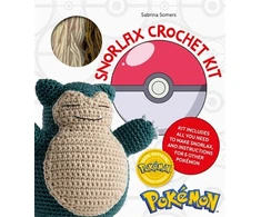 KNYGA Sabrina Somers PokeMon Crochet Snorlax Kit, Includes Materials to Make Snorlax and Instructions for 5 Other PokeMon
