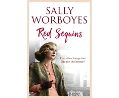 KNYGA Sally Worboyes Raudona Sequins