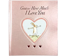 KNYGA Sam McBratney Guess How Much I Love You, Deluxe rose foiled keepsake gift edition of the beloved classic bestselling story about love – perfect gift for babies, toddlers, birthdays, bedtime, baby showers, new parents and a loved one of any age