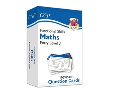 KNYGA Samuel Mann Functional Skills Maths Revision Question Cards - Entry Level 3