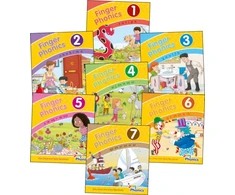 KNYGA Sara Wernham Finger Phonics Books 1-7