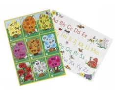 KNYGA Sara Wernham Jolly Phonics Alternative Spelling &amp; Alphabet Posters