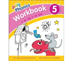 KNYGA Sara Wernham Jolly Phonics Workbook 5, in Precursive Letters (British English edition)