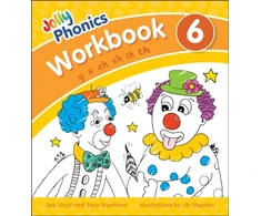 KNYGA Sara Wernham Jolly Phonics Workbook 6, in Precursive Letters (British English edition)
