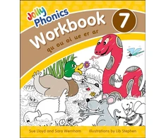 KNYGA Sara Wernham Jolly Phonics Workbook 7, in Precursive Letters (British English edition)