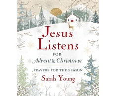 KNYGA Sarah Young Jesus Listens--for Advent and Christmas, Padded Hardcover, with Full Scriptures