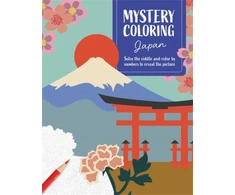 KNYGA Severine Prelat Mystery Coloring Japan, Solve the Riddle and Color by Numbers to Reveal the Picture