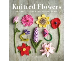 KNYGA Sian Brown Knitted Flowers
