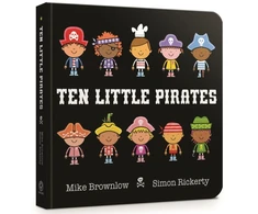 KNYGA Simon Rickerty Ten Little Pirates Board Book