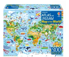 KNYGA Smith Sam Atlas and Jigsaw Map of the World