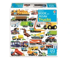 KNYGA Smith Sam Usborne Book and Jigsaw Trucks