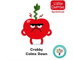 KNYGA Steve James Crabby Calms Down: Accessible Symbolised Edition
